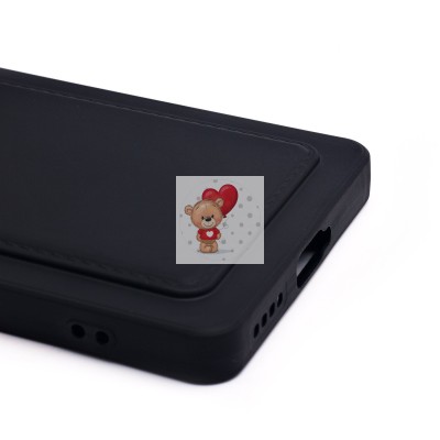 Чехол-накладка для Infinix Note 40 (черный) - SC337 с картхолдером Чехол-накладка для Infinix Note 40 (черный) - SC337 с картхолдером