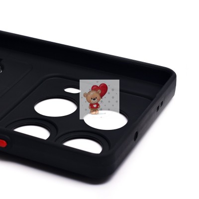 Чехол-накладка для Infinix Note 40 (черный) - SC337 с картхолдером Чехол-накладка для Infinix Note 40 (черный) - SC337 с картхолдером