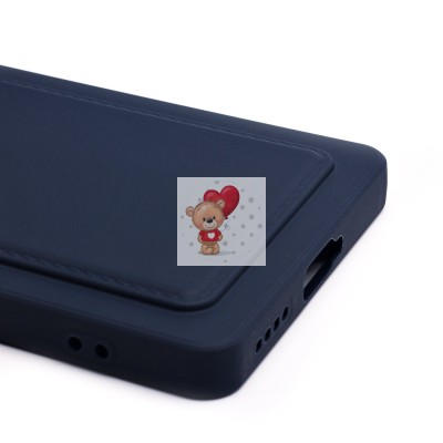 Чехол-накладка для Infinix Note 40 (темно-синий) - SC337 с картхолдером Чехол-накладка для Infinix Note 40 (темно-синий) - SC337 с картхолдером