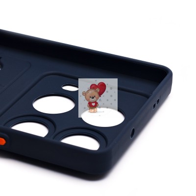 Чехол-накладка для Infinix Note 40 (темно-синий) - SC337 с картхолдером Чехол-накладка для Infinix Note 40 (темно-синий) - SC337 с картхолдером