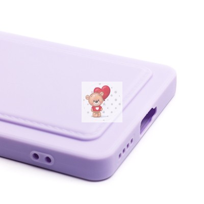 Чехол-накладка для Infinix Note 40 (светло-фиолетовый) - SC337 с картхолдером Чехол-накладка для Infinix Note 40 (светло-фиолетовый) - SC337 с картхолдером