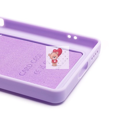 Чехол-накладка для Infinix Note 40 (светло-фиолетовый) - SC337 с картхолдером Чехол-накладка для Infinix Note 40 (светло-фиолетовый) - SC337 с картхолдером