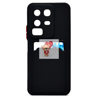 Чехол-накладка для Infinix Note 50x 5G+ Global (черный) - SC337 с картхолдером Чехол-накладка для Infinix Note 50x 5G+ Global (черный) - SC337 с картхолдером