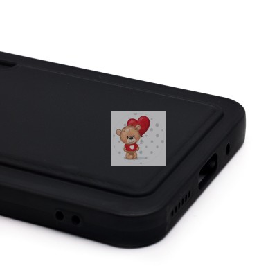 Чехол-накладка для Infinix Note 50x 5G+ Global (черный) - SC337 с картхолдером