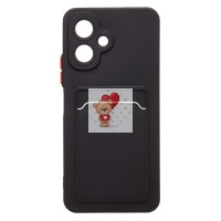 Чехол-накладка для Infinix Smart 10 (черный) - SC337 с картхолдером Чехол-накладка для Infinix Smart 10 (черный) - SC337 с картхолдером