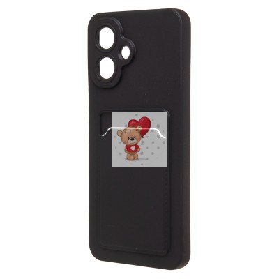 Чехол-накладка для Infinix Smart 10 (черный) - SC337 с картхолдером Чехол-накладка для Infinix Smart 10 (черный) - SC337 с картхолдером