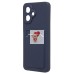 Чехол-накладка для Infinix Smart 10 (темно-синий) - SC337 с картхолдером Чехол-накладка для Infinix Smart 10 (темно-синий) - SC337 с картхолдером