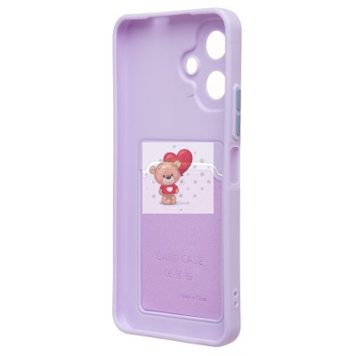 Чехол-накладка для Infinix Smart 10 (светло-фиолетовый) - SC337 с картхолдером Чехол-накладка для Infinix Smart 10 (светло-фиолетовый) - SC337 с картхолдером