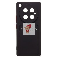 Чехол-накладка для Infinix Zero 40 4G (черный) - SC337 с картхолдером Чехол-накладка для Infinix Zero 40 4G (черный) - SC337 с картхолдером