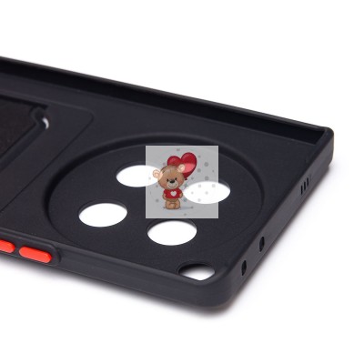 Чехол-накладка для Infinix Zero 40 4G (черный) - SC337 с картхолдером Чехол-накладка для Infinix Zero 40 4G (черный) - SC337 с картхолдером