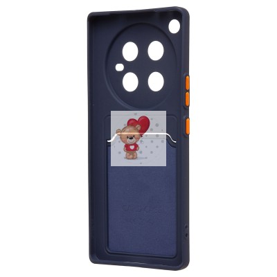 Чехол-накладка для Infinix Zero 40 4G (темно-синий) - SC337 с картхолдером Чехол-накладка для Infinix Zero 40 4G (темно-синий) - SC337 с картхолдером