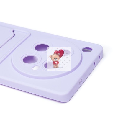 Чехол-накладка для Infinix Zero 40 4G (светло-фиолетовый) - SC337 с картхолдером Чехол-накладка для Infinix Zero 40 4G (светло-фиолетовый) - SC337 с картхолдером