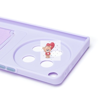 Чехол-накладка для Infinix Zero 40 4G (светло-фиолетовый) - SC337 с картхолдером Чехол-накладка для Infinix Zero 40 4G (светло-фиолетовый) - SC337 с картхолдером