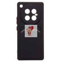 Чехол-накладка для Infinix Zero 40 5G (черный) - SC337 с картхолдером Чехол-накладка для Infinix Zero 40 5G (черный) - SC337 с картхолдером