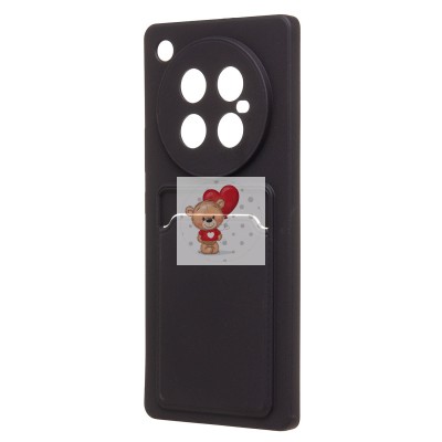 Чехол-накладка для Infinix Zero 40 5G (черный) - SC337 с картхолдером Чехол-накладка для Infinix Zero 40 5G (черный) - SC337 с картхолдером