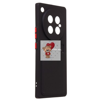 Чехол-накладка для Infinix Zero 40 5G (черный) - SC337 с картхолдером Чехол-накладка для Infinix Zero 40 5G (черный) - SC337 с картхолдером