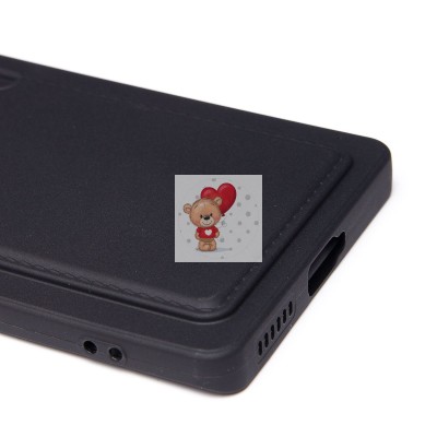 Чехол-накладка для Infinix Zero 40 5G (черный) - SC337 с картхолдером Чехол-накладка для Infinix Zero 40 5G (черный) - SC337 с картхолдером