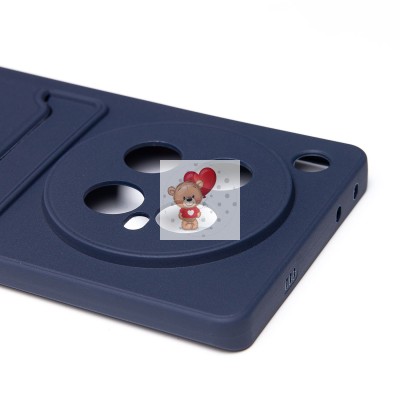 Чехол-накладка для Infinix Zero 40 5G (темно-синий) - SC337 с картхолдером Чехол-накладка для Infinix Zero 40 5G (темно-синий) - SC337 с картхолдером