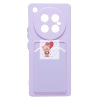 Чехол-накладка для Infinix Zero 40 5G (светло-фиолетовый) - SC337 с картхолдером Чехол-накладка для Infinix Zero 40 5G (светло-фиолетовый) - SC337 с картхолдером