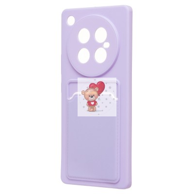 Чехол-накладка для Infinix Zero 40 5G (светло-фиолетовый) - SC337 с картхолдером Чехол-накладка для Infinix Zero 40 5G (светло-фиолетовый) - SC337 с картхолдером