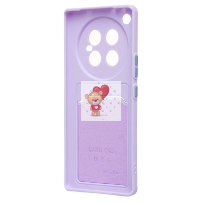 Чехол-накладка для Infinix Zero 40 5G (светло-фиолетовый) - SC337 с картхолдером Чехол-накладка для Infinix Zero 40 5G (светло-фиолетовый) - SC337 с картхолдером