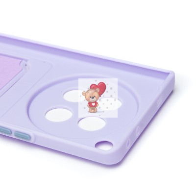 Чехол-накладка для Infinix Zero 40 5G (светло-фиолетовый) - SC337 с картхолдером Чехол-накладка для Infinix Zero 40 5G (светло-фиолетовый) - SC337 с картхолдером