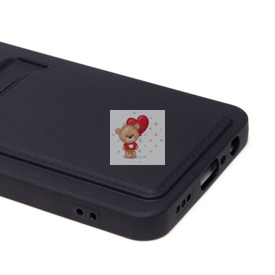 Чехол-накладка для OPPO A3 Pro Global (черный) - SC337 с картхолдером