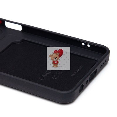 Чехол-накладка для OPPO A3 Pro Global (черный) - SC337 с картхолдером