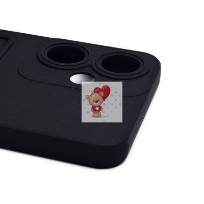 Чехол-накладка для OPPO A59 5G (черный) - SC337 с картхолдером