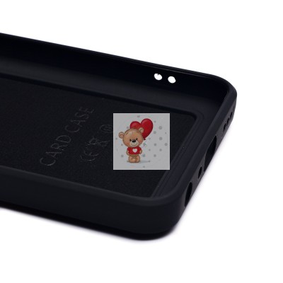 Чехол-накладка для OPPO A59 5G (черный) - SC337 с картхолдером