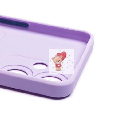 Чехол-накладка для OPPO A59 5G (светло-фиолетовый) - SC337 с картхолдером