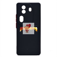 Чехол-накладка для OPPO Reno 11 Pro (черный) - SC337 с картхолдером Чехол-накладка для OPPO Reno 11 Pro (черный) - SC337 с картхолдером