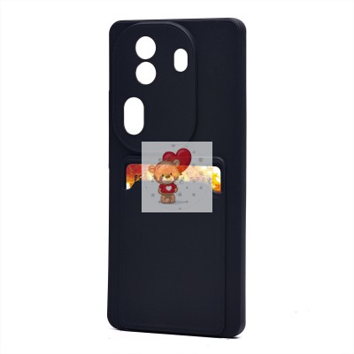 Чехол-накладка для OPPO Reno 11 Pro (черный) - SC337 с картхолдером Чехол-накладка для OPPO Reno 11 Pro (черный) - SC337 с картхолдером