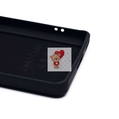 Чехол-накладка для OPPO Reno 11 Pro (черный) - SC337 с картхолдером Чехол-накладка для OPPO Reno 11 Pro (черный) - SC337 с картхолдером