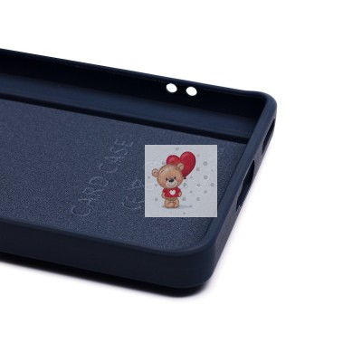 Чехол-накладка для OPPO Reno 11 Pro (темно-синий) - SC337 с картхолдером Чехол-накладка для OPPO Reno 11 Pro (темно-синий) - SC337 с картхолдером