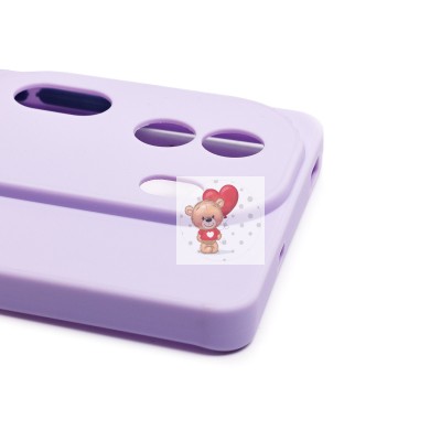 Чехол-накладка для OPPO Reno 11 Pro (светло-фиолетовый) - SC337 с картхолдером