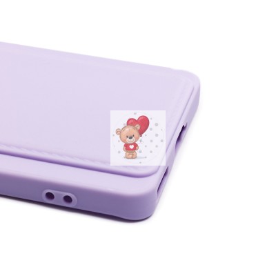 Чехол-накладка для OPPO Reno 11 Pro (светло-фиолетовый) - SC337 с картхолдером