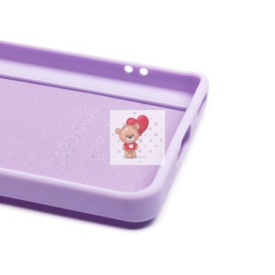 Чехол-накладка для OPPO Reno 11 Pro (светло-фиолетовый) - SC337 с картхолдером