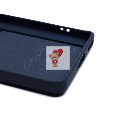 Чехол-накладка для OPPO Reno 11 (темно-синий) - SC337 с картхолдером Чехол-накладка для OPPO Reno 11 (темно-синий) - SC337 с картхолдером