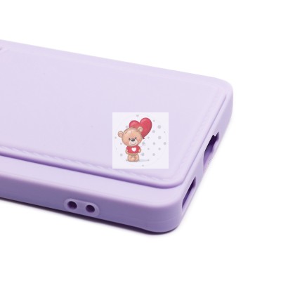 Чехол-накладка для OPPO Reno 11 (светло-фиолетовый) - SC337 с картхолдером Чехол-накладка для OPPO Reno 11 (светло-фиолетовый) - SC337 с картхолдером