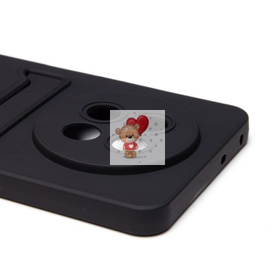 Чехол-накладка для Realme 12 5G (черный) - SC337 с картхолдером