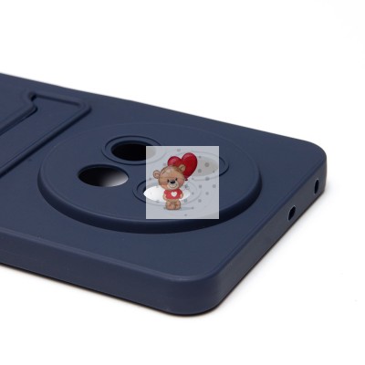 Чехол-накладка для Realme 12 5G (темно-синий) - SC337 с картхолдером Чехол-накладка для Realme 12 5G (темно-синий) - SC337 с картхолдером