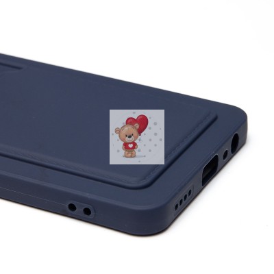 Чехол-накладка для Realme 12 5G (темно-синий) - SC337 с картхолдером Чехол-накладка для Realme 12 5G (темно-синий) - SC337 с картхолдером