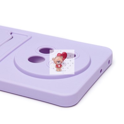 Чехол-накладка для Realme 12 5G (светло-фиолетовый) - SC337 с картхолдером