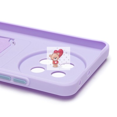 Чехол-накладка для Realme 12 5G (светло-фиолетовый) - SC337 с картхолдером