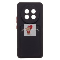 Чехол-накладка для Realme 13 Pro 5G Global (черный) - SC337 с картхолдером