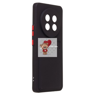 Чехол-накладка для Realme 13 Pro 5G Global (черный) - SC337 с картхолдером Чехол-накладка для Realme 13 Pro 5G Global (черный) - SC337 с картхолдером