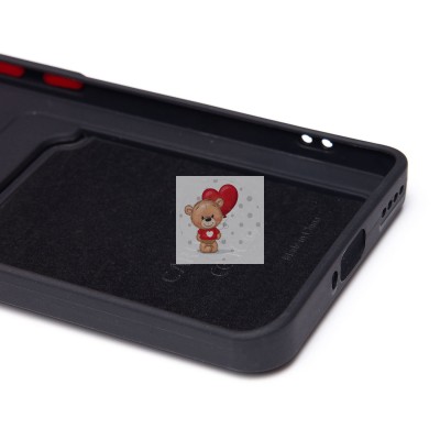 Чехол-накладка для Realme 13 Pro 5G Global (черный) - SC337 с картхолдером Чехол-накладка для Realme 13 Pro 5G Global (черный) - SC337 с картхолдером