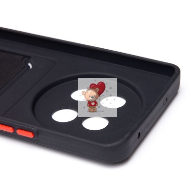 Чехол-накладка для Realme 13 Pro 5G Global (черный) - SC337 с картхолдером Чехол-накладка для Realme 13 Pro 5G Global (черный) - SC337 с картхолдером