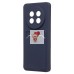 Чехол-накладка для Realme 13 Pro 5G Global (темно-синий) - SC337 с картхолдером